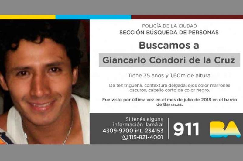 Búsqueda de persona – Giancarlo Condori de la Cruz Búsqueda de persona – Giancarlo Condori de la Cruz