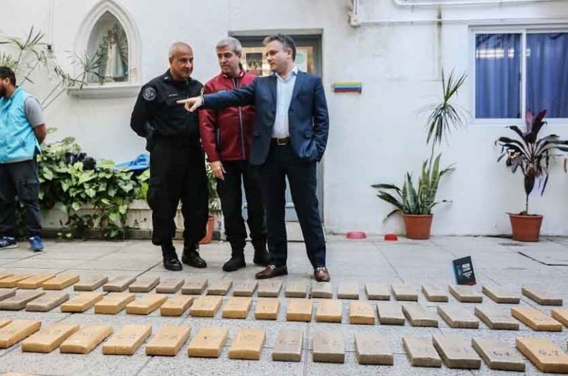 La Policía de la Ciudad incautó cerca de 300 kilos de marihuana