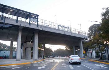 Ya son ocho las barreras eliminadas por el nuevo Viaducto Mitre