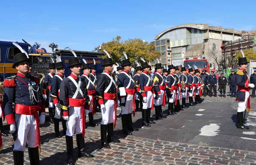 Festejos por el Dia de La Boca en la Plazoleta de los Suspiros