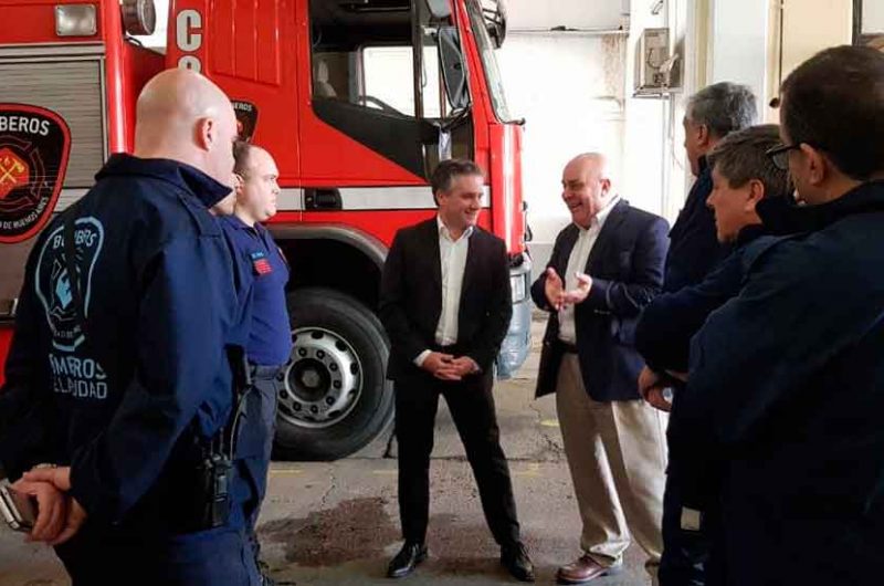 Reconocimiento a los Bomberos de Parque Patricios