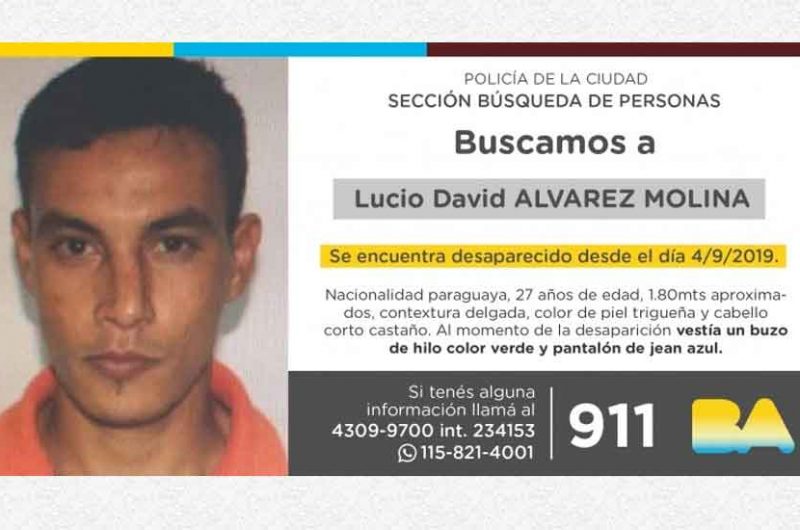 Búsqueda de persona – Lucio David Álvarez Molina Búsqueda de persona – Lucio David Álvarez Molina