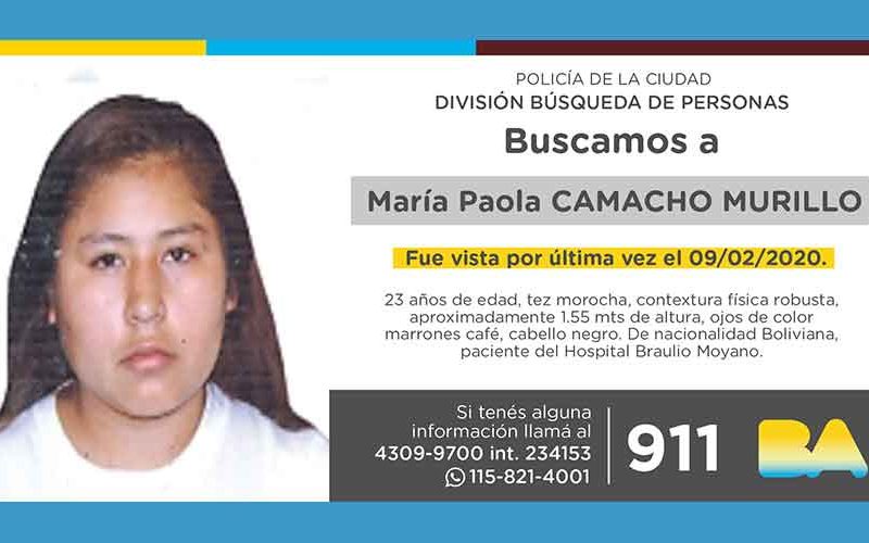 Búsqueda de persona – María Paola Camacho Murillo Búsqueda de persona – María Paola Camacho Murillo