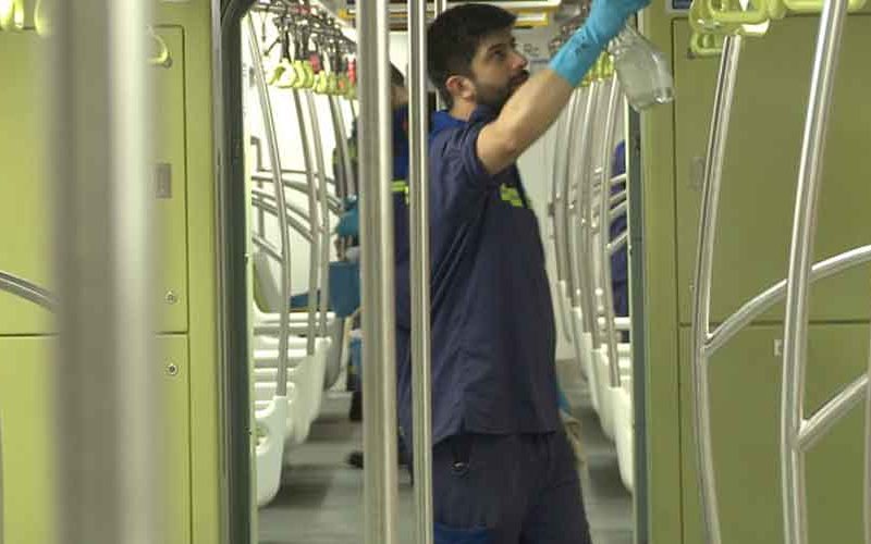 La Ciudad intensifica la desinfección en subtes