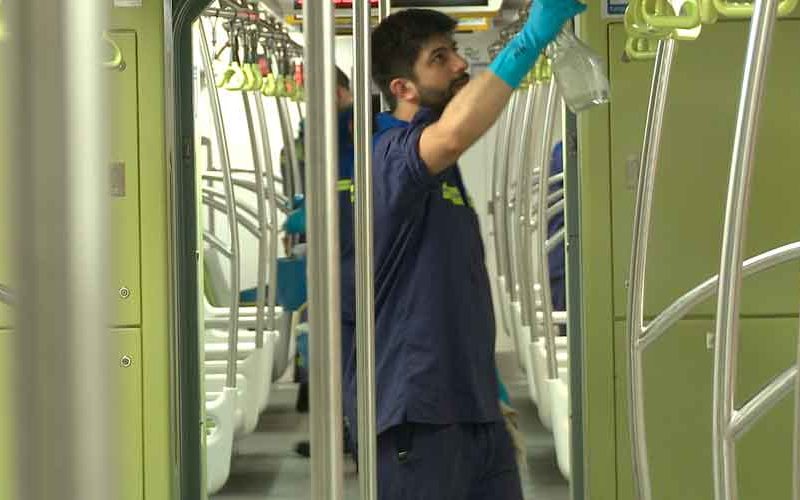 Se intensifica la desinfección en el transporte público Se intensifica la desinfección en el transporte público