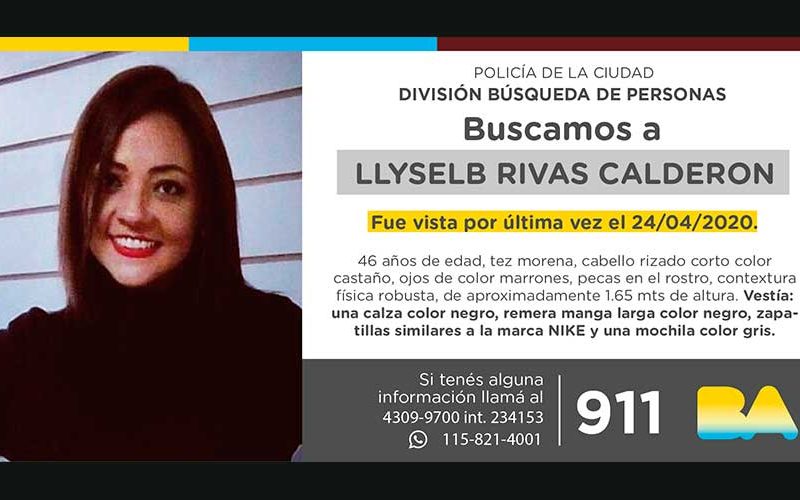 Búsqueda de persona – Llyselb Rivas Calderón