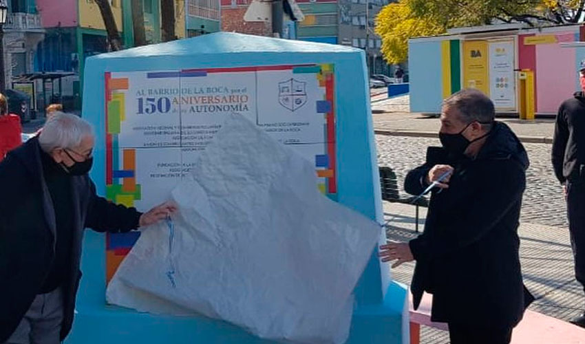 La Boca celebró ayer su aniversario 150