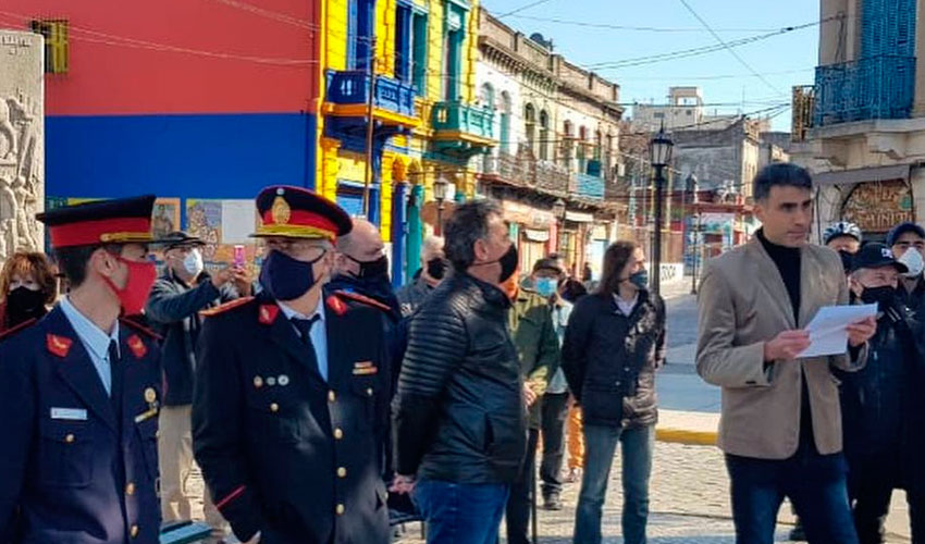 La Boca celebró ayer su aniversario 150