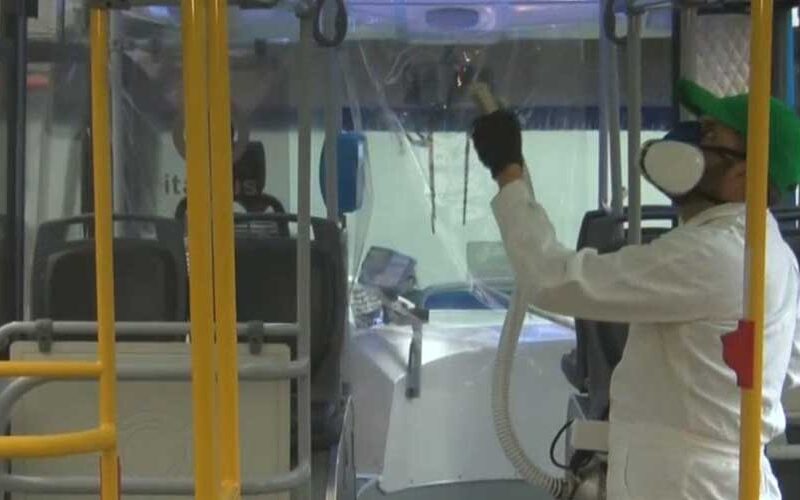 CoronaVirus: La línea 64 y la protección para los pasajeros CoronaVirus: La línea 64 y la protección para los pasajeros