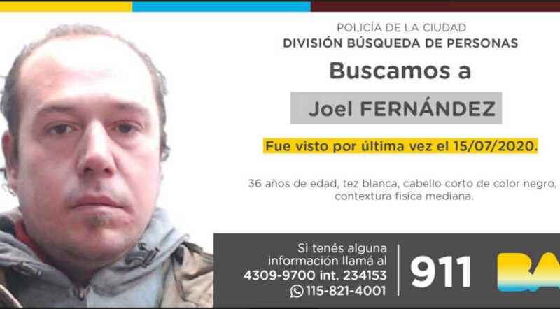 Búsqueda de persona: Joel Fernández