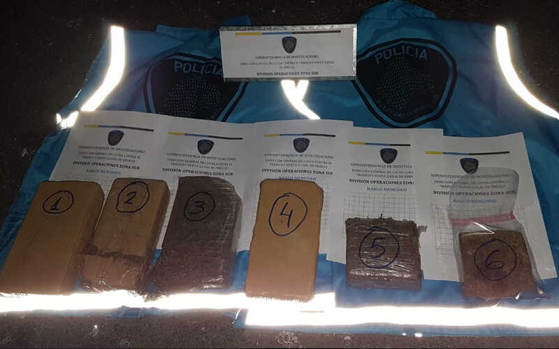 Policía de la Ciudad incautó más de 5kg. de marihuana en distintos Operativos