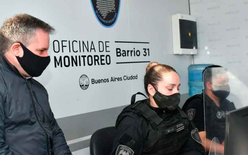 Presentaron la nueva Oficina de Monitoreo de Video Vigilancia Presentaron la nueva Oficina de Monitoreo de Video Vigilancia