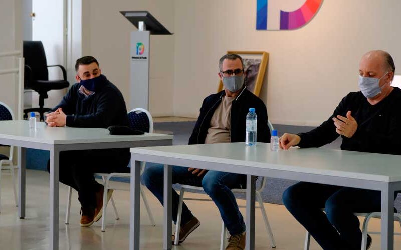 Reunión de la mesa de Seguridad de La Boca en la Defensoría Reunión de la mesa de Seguridad de La Boca en la Defensoría