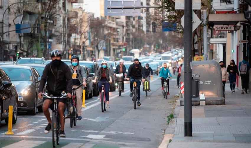 Se construyeron nuevos carriles exclusivos para bicicletas