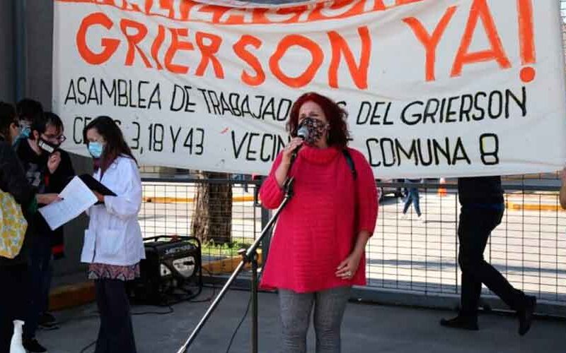 Exigen la finalización de las obras en el Hospital Grierson Exigen la finalización de las obras en el Hospital Grierson