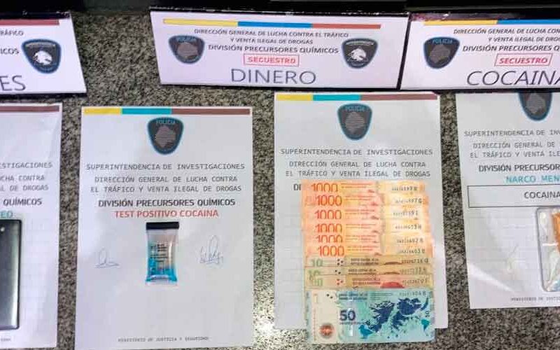 Detienen a un dealer vendiendo cocaína en Constitución