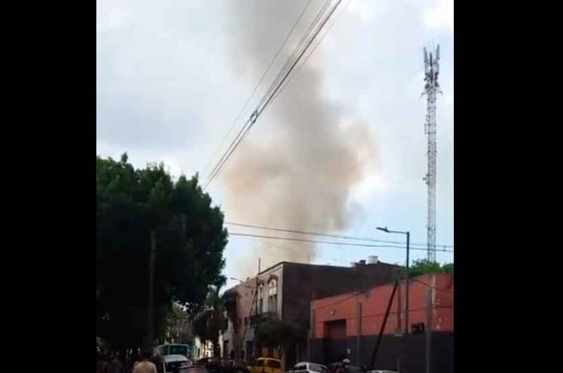 Un incendio destruyó un conventillo en La Boca Un incendio destruyó un conventillo en La Boca