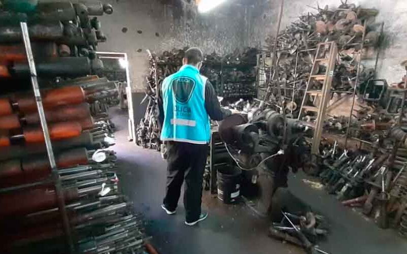Secuestran más de 7.000 autopartes ilegales Secuestran más de 7.000 autopartes ilegales