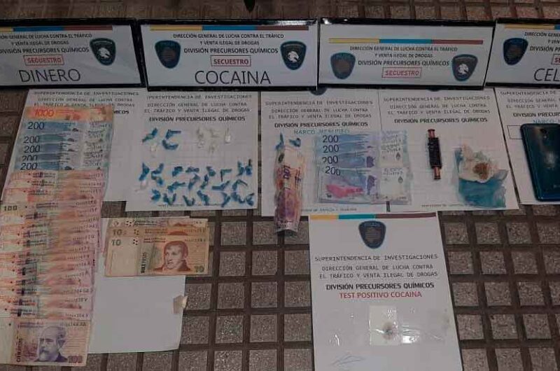 Detienen en San Telmo a un dealer con 34 dosis de cocaína