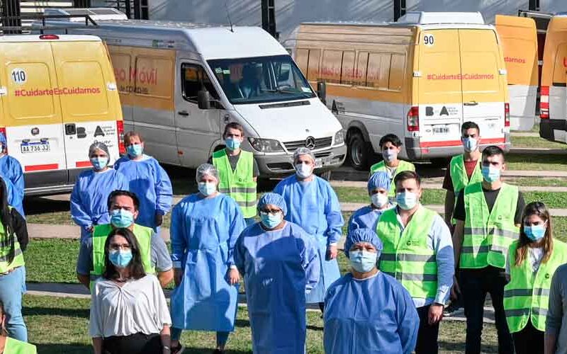 Rodríguez Larreta presentó las unidades móviles Rodríguez Larreta presentó las unidades móviles