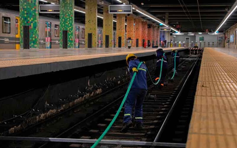 Avanzan las obras de repotenciación en la Línea C Avanzan las obras de repotenciación en la Línea C