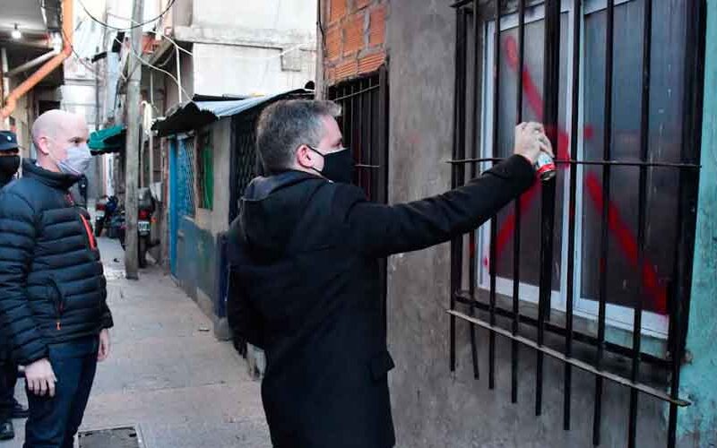 Cierre de un búnker de drogas en el Barrio Zavaleta Cierre de un búnker de drogas en el Barrio Zavaleta