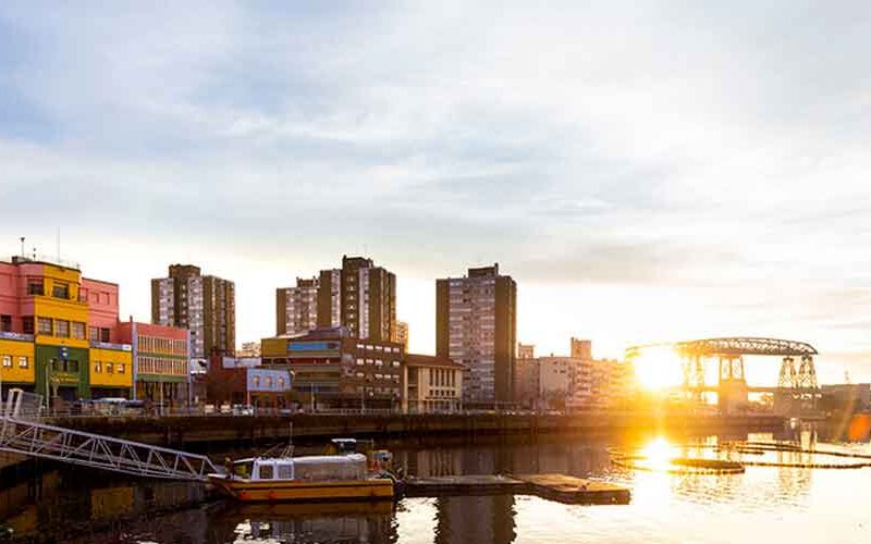 Celebración por el cumpleaños del barrio de La Boca