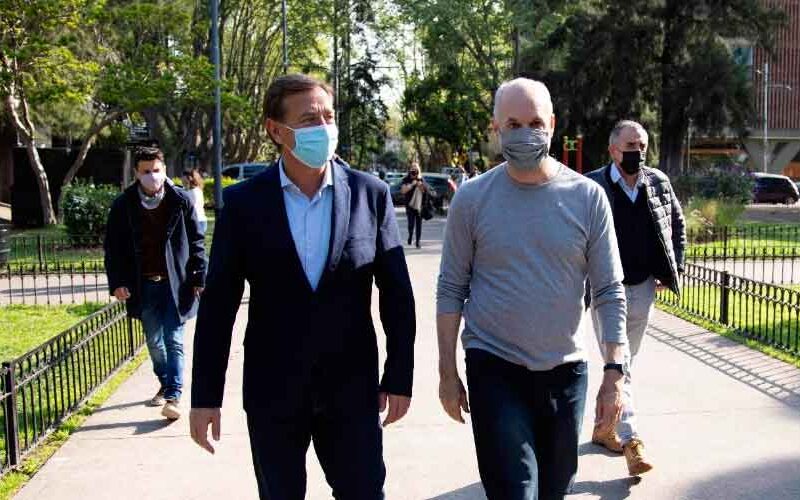 Larreta y Suárez lanzaron el Distrito del Vino Larreta y Suárez lanzaron el Distrito del Vino