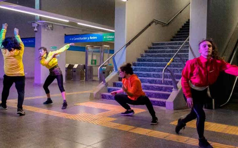 La previa del Festival Ciudanza se vivió en el subte