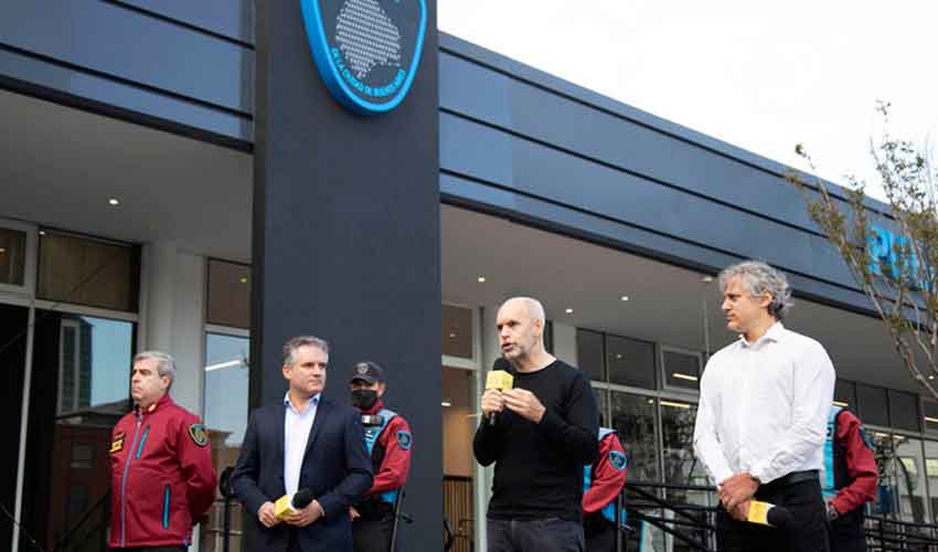 Rodríguez Larreta inauguró el Centro de Monitoreo de Puerto Madero