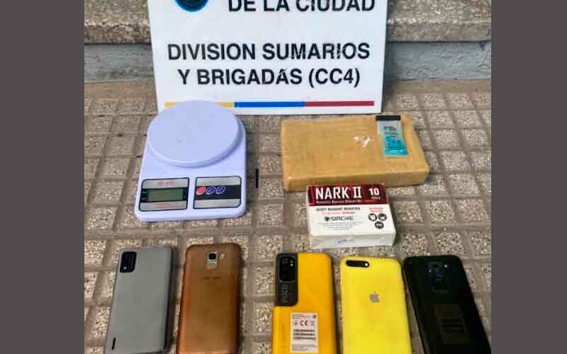 Dos detenidos en Barracas con más de un kilo de cocaína