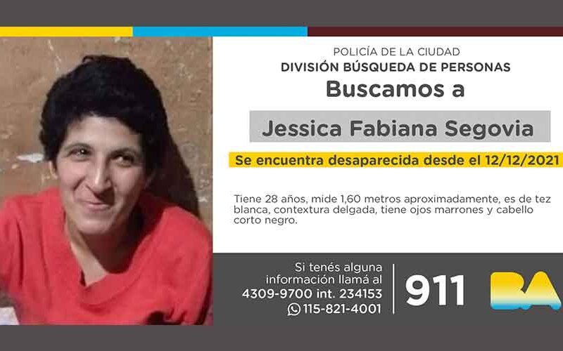 Búsqueda de persona – Jessica Fabiana Segovia Búsqueda de persona – Jessica Fabiana Segovia