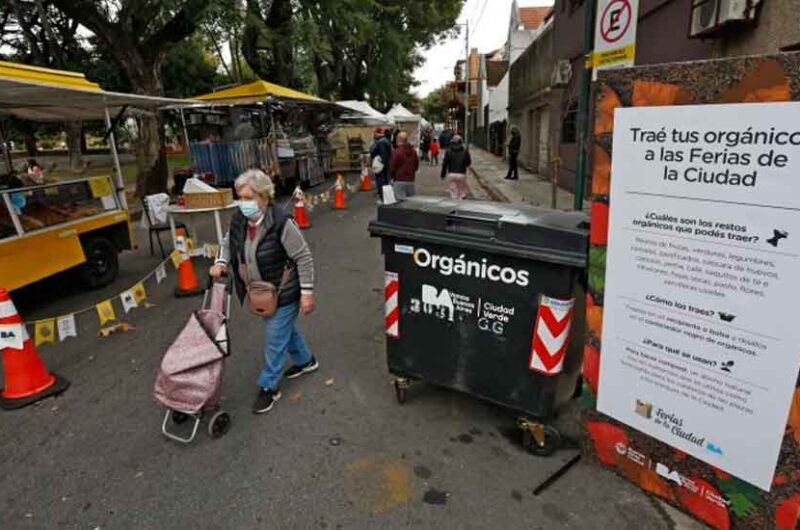 Ferias porteñas reciben restos orgánicos todos los sábados