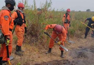 La Ciudad envió un equipo para combatir los incendios en Corrientes