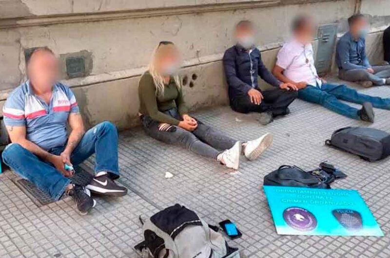 Golpe a ladrones con inhibidores: diez detenidos en Barracas