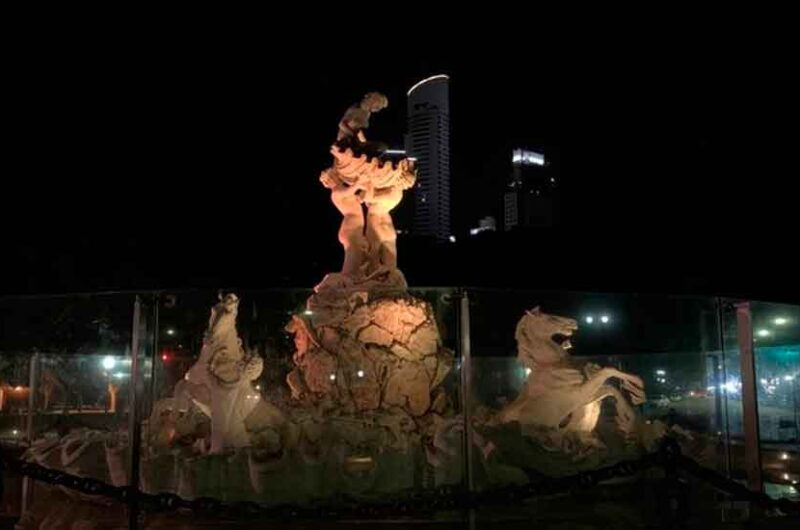 Renovación de la fuente de Las Nereidas Renovación de la fuente de Las Nereidas
