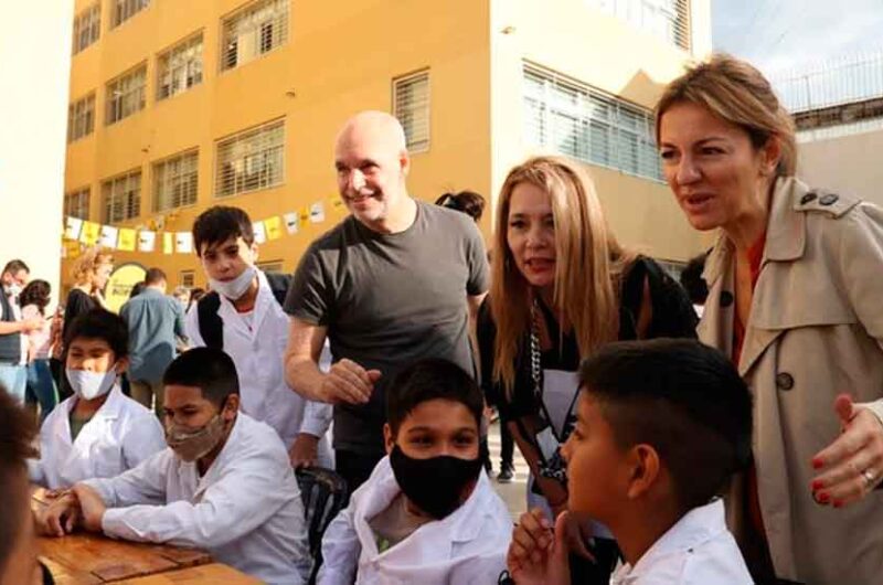 Rodríguez Larreta inauguró una escuela en Mataderos