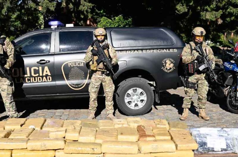 Nueva quema de droga incautada por la Policía de la Ciudad