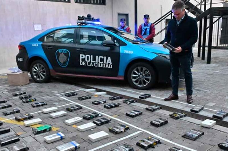 La Ciudad incautó el cargamento de cocaína más grande de su historia