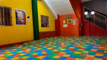Intervención de colores en el Colegio San Juan Evangelista