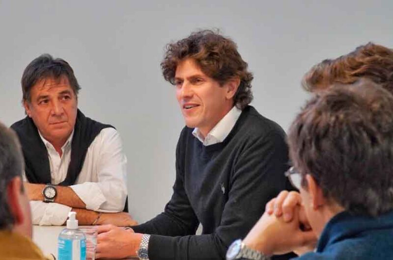 Lousteau y Ferrario visitaron Semperti por el Plan de Empleo Joven Lousteau y Ferrario visitaron Semperti por el Plan de Empleo Joven