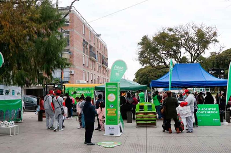 Jornada de reciclaje en el Barrio Rodrigo Bueno