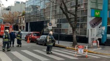Evacuaron un edificio comercial en Palermo por un escape de gas