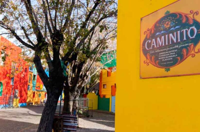 La Boca: Restauran las obras de la calle Caminito