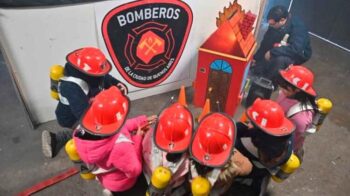 Chicos de Mataderos visitaron la Estación Nueva Chicago