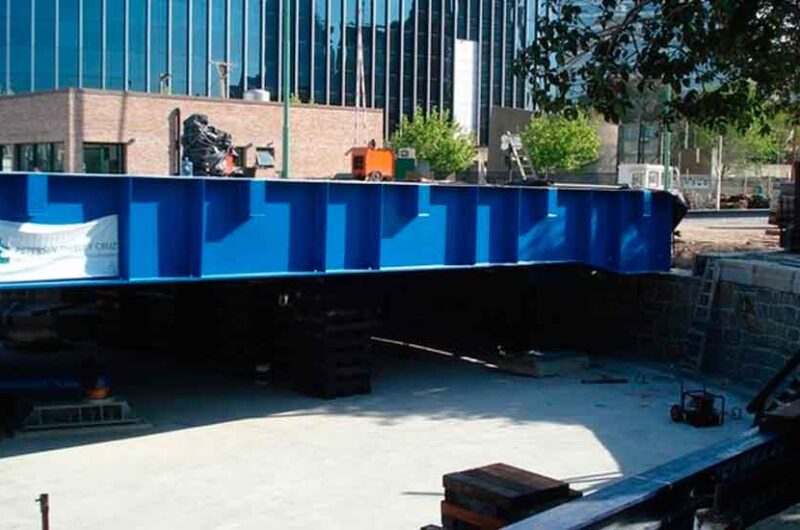 Obras de mantenimiento en el Puente Cecilia Grierson Obras de mantenimiento en el Puente Cecilia Grierson