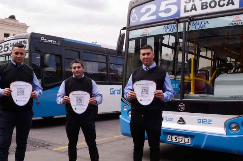 Presentan Códigos QR de Seguridad en colectivos Presentan Códigos QR de Seguridad en colectivos