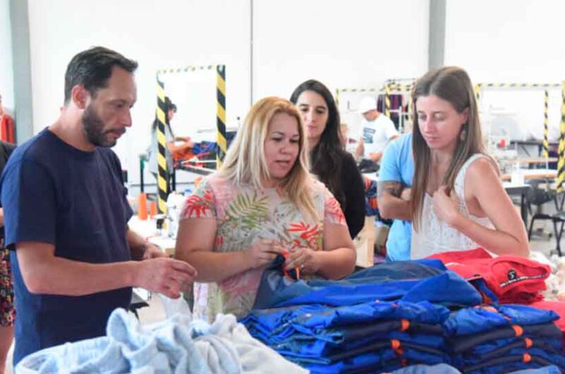 Migliore y Ferraro recorrieron el Polo Textil San Antonio