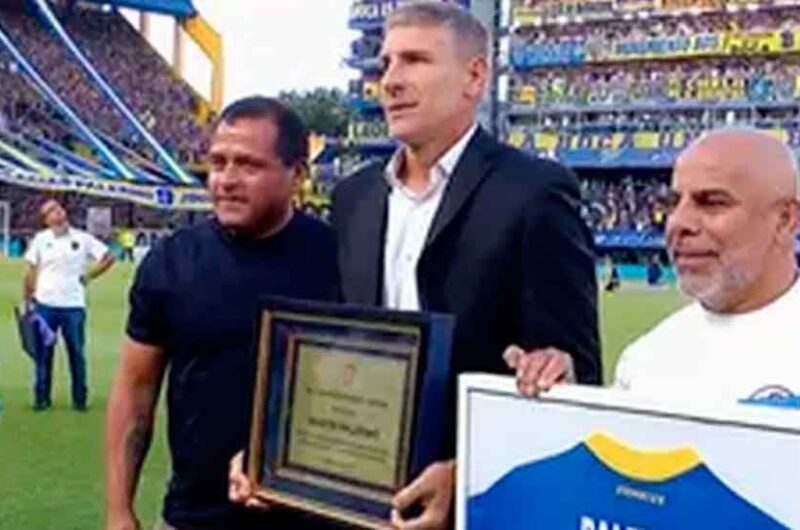 Boca Juniors homenajeó a Martín Palermo