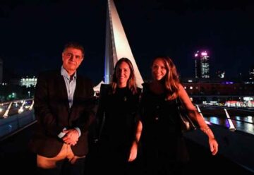 Se reinauguró el Puente de la Mujer